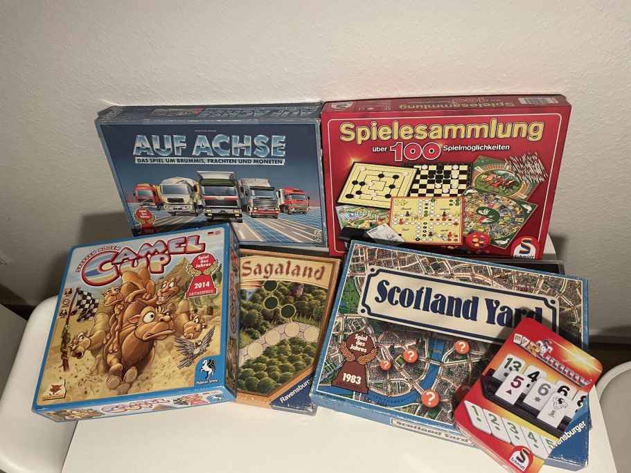 Spieleauswahl für Groß & Klein Ferienwohnung Hygge - familienfreundliche Ferienwohnung an der Ostsee