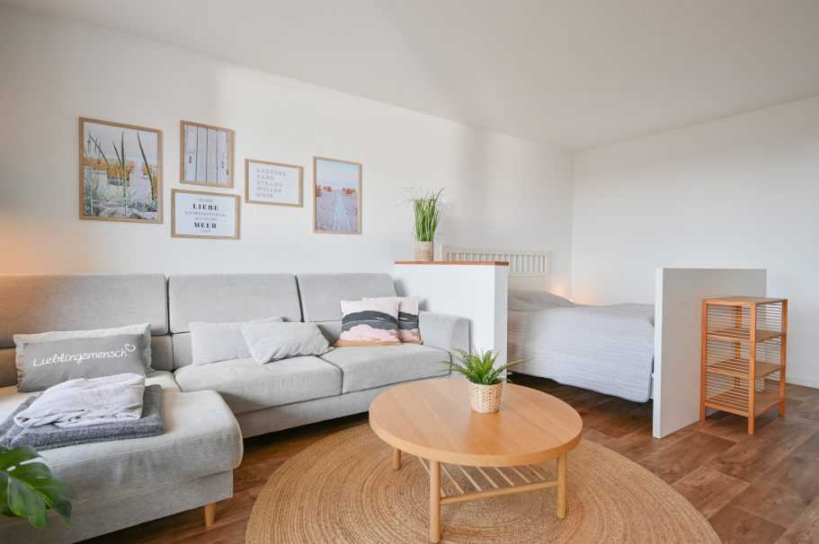 Ferienwohnung Hygge - familienfreundliche Ferienwohnung mit Schlafnische und gemütlichem Sofa